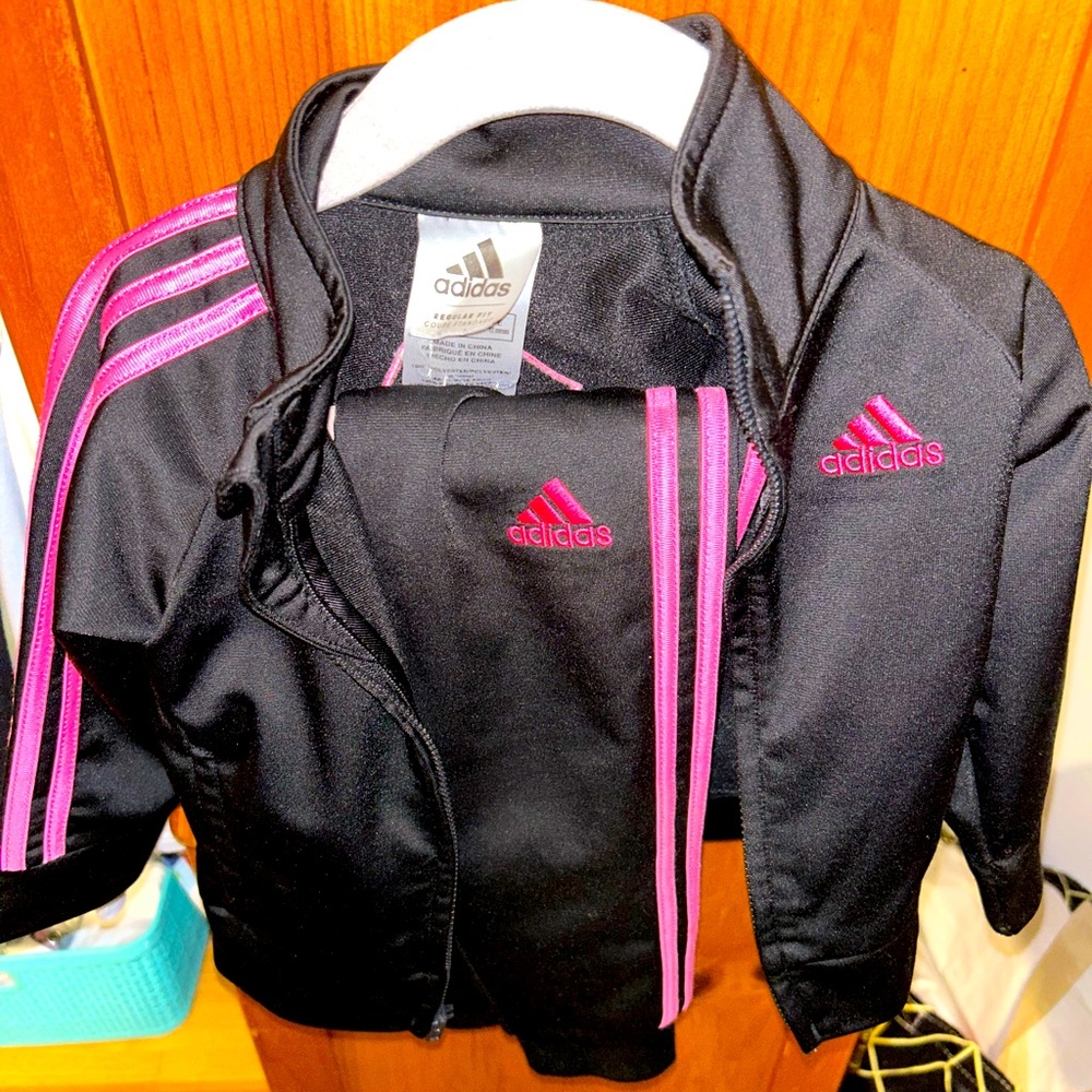 Infant 12 month Adidas Tracksuit (2 piece)